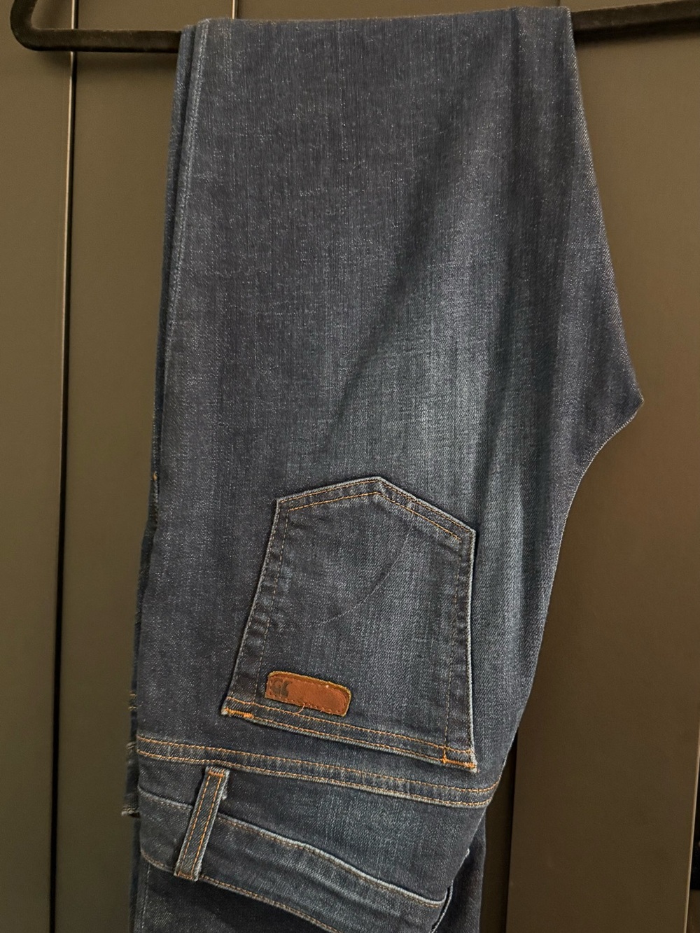 Joe's Jeans Straight Leg Dark Blue Denim